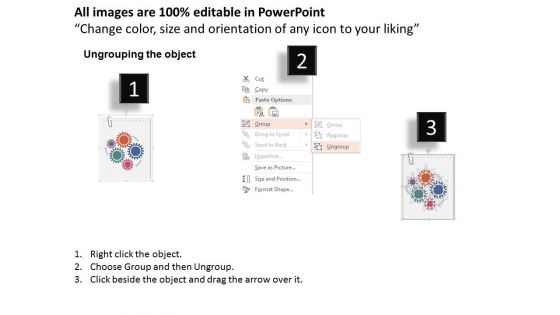 Gear Design On Paper For Process Control Powerpoint Templates