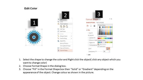 Gear Design Teamwork Illustration Powerpoint Template