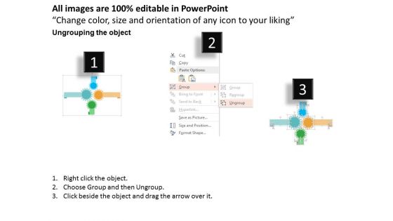 Gears Tags For Financial Growth Process Powerpoint Template