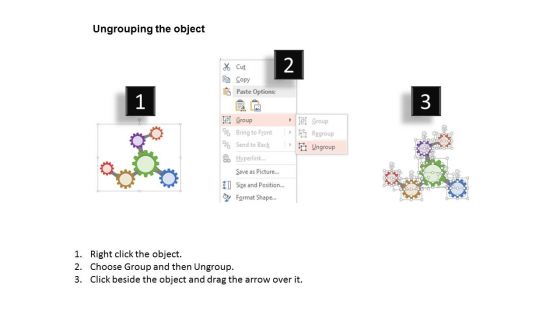 Gears With Icons For Business Process Control Powerpoint Template