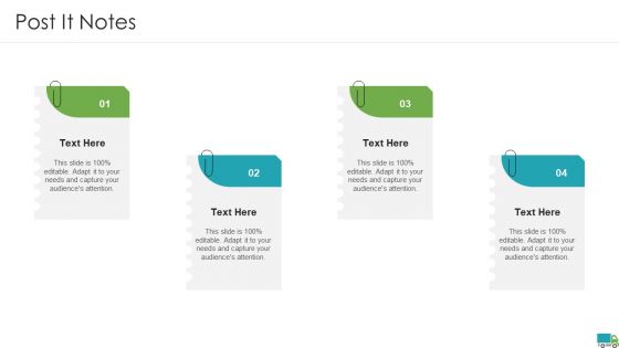 Generating Logistics Value Business Post It Notes Ideas PDF