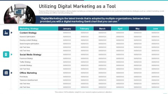 Generic Growth Playbook Utilizing Digital Marketing As A Tool Mockup PDF