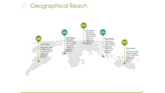 Geographical Reach Ppt PowerPoint Presentation Outline Smartart