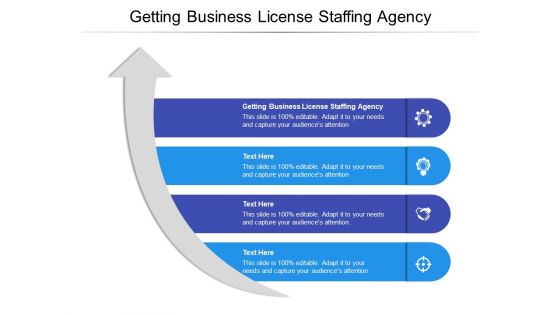 Getting Business License Staffing Agency Ppt PowerPoint Presentation Styles Portfolio Cpb Pdf