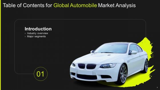 Global Automobile Market Analysis Ppt PowerPoint Presentation Complete Deck With Slides