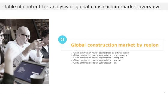 Global Construction Market Overview Ppt PowerPoint Presentation Complete With Slides