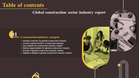 Global Construction Sector Industry Report Ppt PowerPoint Presentation Complete Deck With Slides