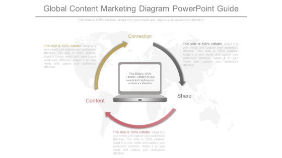Global Content Marketing Diagram Powerpoint Guide