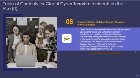 Global Cyber Terrorism Incidents On The Rise IT Ppt PowerPoint Presentation Complete With Slides