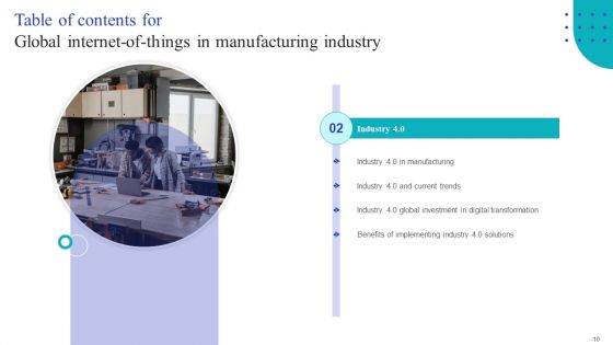 Global Internet Of Things In Manufacturing Industry Ppt PowerPoint Presentation Complete Deck With Slides