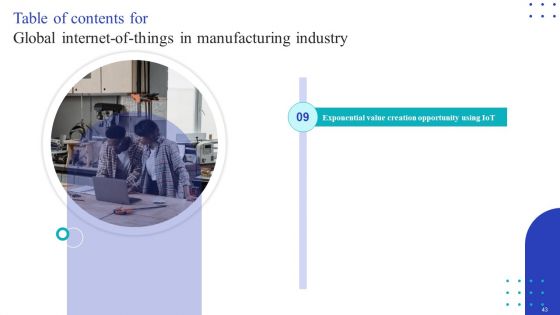Global Internet Of Things In Manufacturing Industry Ppt PowerPoint Presentation Complete Deck With Slides