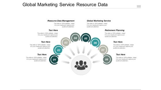 Global Marketing Service Resource Data Management Retirement Planning Ppt PowerPoint Presentation Layouts Infographics