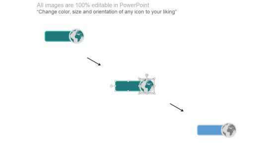 Globe With Text Space For Financial Quote Powerpoint Slides