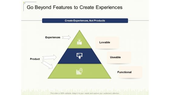 Go Beyond Features To Create Experiences Ppt Infographics Slide Portrait PDF