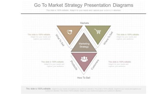 Go To Market Strategy Presentation Diagrams