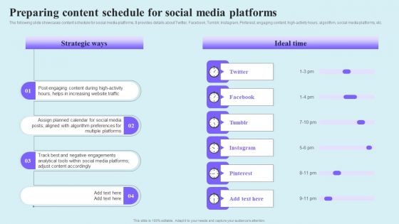 Go Viral Campaign Strategies To Increase Engagement Preparing Content Schedule For Social Media Graphics PDF