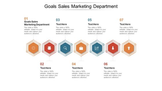 Goals Sales Marketing Department Ppt PowerPoint Presentation Summary Template Cpb Pdf