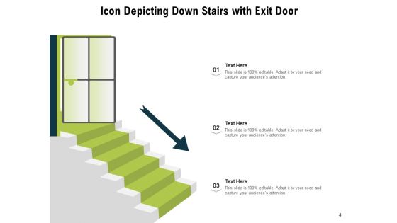 Going Down Stairs Metro Platform Guiding Audience Ppt PowerPoint Presentation Complete Deck