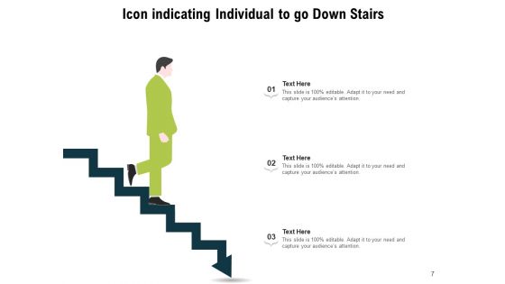 Going Down Stairs Metro Platform Guiding Audience Ppt PowerPoint Presentation Complete Deck