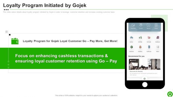 Gojek Investor Capital Financing Pitch Deck Loyalty Program Initiated By Gojek Rules PDF