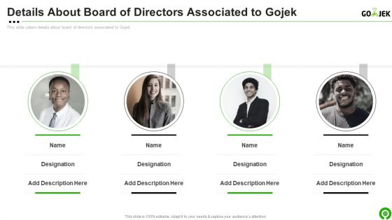 Gojek Investor Capital Financing Pitch Deck Ppt PowerPoint Presentation Complete Deck With Slides