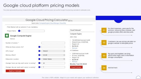 Google Cloud Platform Pricing Models Google Cloud Computing System Portrait PDF Google Cloud Platform Pricing Models Google Cloud Computing System Portrait PDF