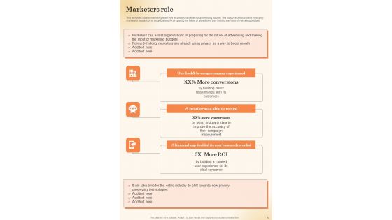 Google Online Marketing Playbook Template