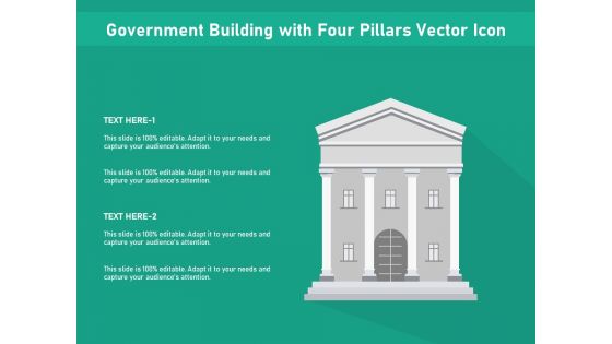 Government Building With Four Pillars Vector Icon Ppt PowerPoint Presentation Layouts Deck PDF Government Building With Four Pillars Vector Icon Ppt PowerPoint Presentation Layouts Deck PDF
