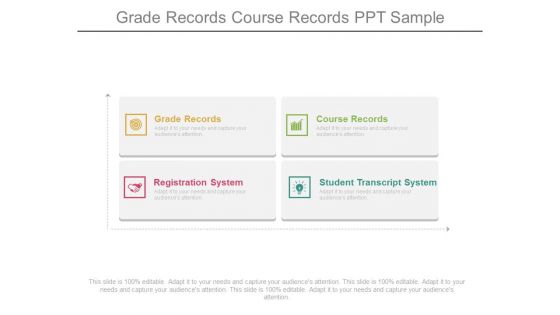 Grade Records Course Records Ppt Sample