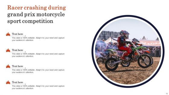 Grand Prix Motorcycle Racing Sports Ppt PowerPoint Presentation Complete With Slides