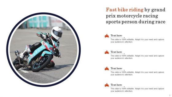 Grand Prix Motorcycle Racing Sports Ppt PowerPoint Presentation Complete With Slides