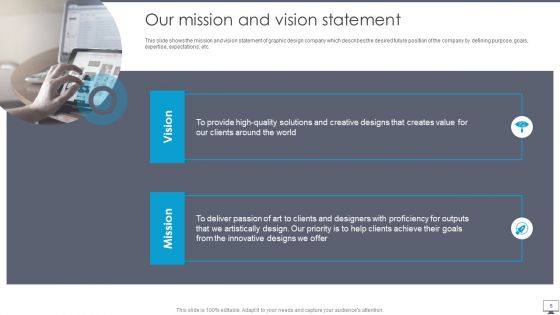 Graphic Designing And Visual Arts Company Profile Ppt PowerPoint Presentation Complete With Slides