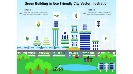 Green Building In Eco Friendly City Vector Illustration Ppt PowerPoint Presentation Ideas Graphics PDF
