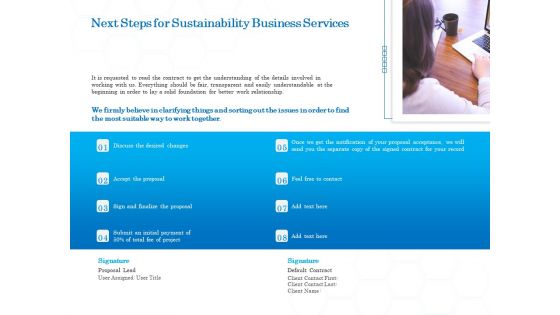 Green Business Next Steps For Sustainability Business Services Clipart PDF Green Business Next Steps For Sustainability Business Services Clipart PDF