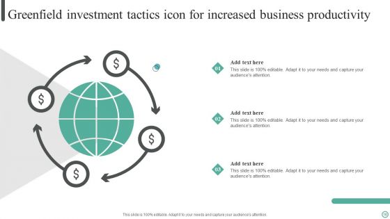 Greenfield Investment Tactics Ppt PowerPoint Presentation Complete Deck With Slides