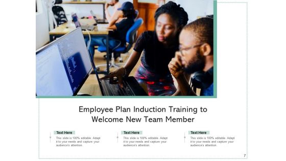 Greeting New Team Employee Organization Induction Ppt PowerPoint Presentation Complete Deck