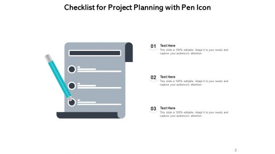 Groundwork Symbol Planning Checklist Ppt PowerPoint Presentation Complete Deck