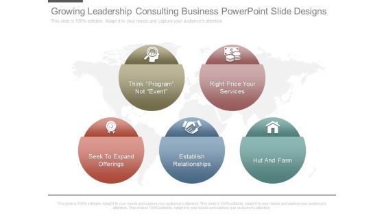 Growing Leadership Consulting Business Powerpoint Slide Designs