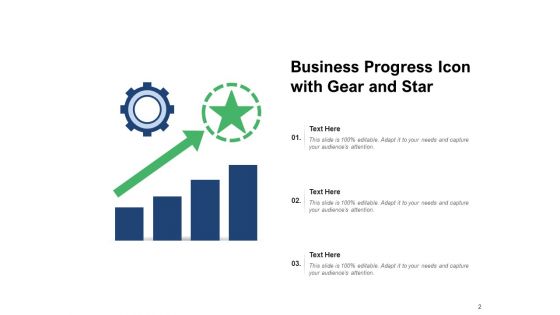 Growth Symbol Business Progress Gear Stairs Progress Ppt PowerPoint Presentation Complete Deck