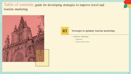 Guide For Developing Strategies To Improve Travel And Tourism Marketing Complete Deck