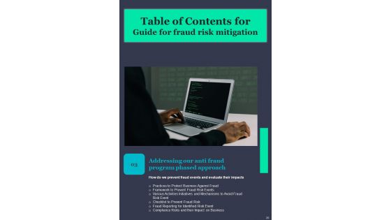 Guide For Fraud Risk Mitigation Template