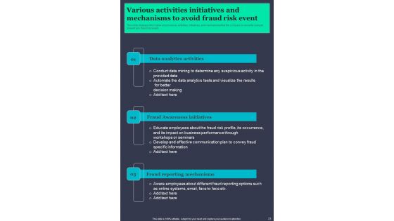 Guide For Fraud Risk Mitigation Template