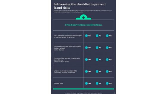 Guide For Fraud Risk Mitigation Template