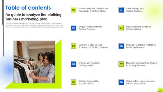 Guide To Analyze The Clothing Business Marketing Plan Ppt PowerPoint Presentation Complete Deck With Slides