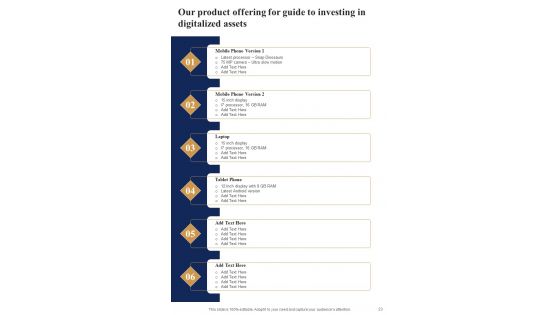 Guide To Investing In Digitalized Assets Template