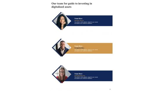 Guide To Investing In Digitalized Assets Template