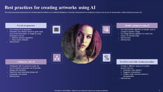 Guide To Use Chatgpt Prompts For AI Art Generation Ppt PowerPoint Presentation Complete Deck With Slides
