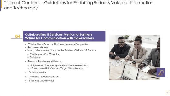 Guidelines For Exhibiting Business Value Of Information And Technology Ppt PowerPoint Presentation Complete With Slides