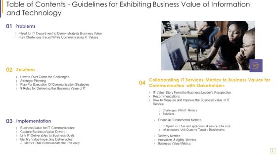 Guidelines For Exhibiting Business Value Of Information And Technology Ppt PowerPoint Presentation Complete With Slides