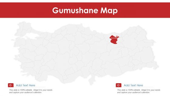 Gumushane Map PowerPoint Presentation PPT Template PDF